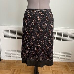 Max Studio floral pencil skirt with stretch waist